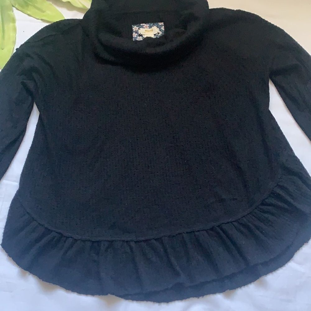 🌟ANTHROPOLOGIE Maeve Addie Ruffled Hacci Pullover🌟 - Picture 8 of 14